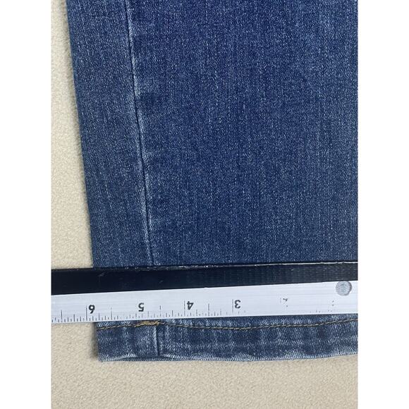 Free People Womens skinny Jeans 30 Stretch Mid Rise Regular Fit Blue Denim - Picture 7 of 10